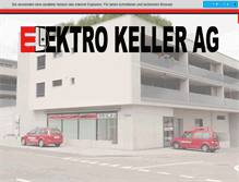 Tablet Screenshot of elektrokeller.ch